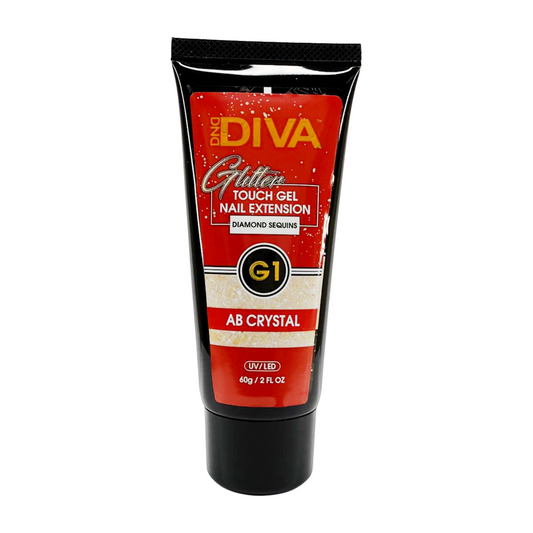 DND Diva Glitter Touch Gel - G01 AB Crystal