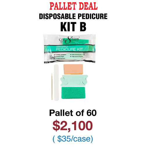 Disposable Kit B Pedicure - Pallet of 60 cases