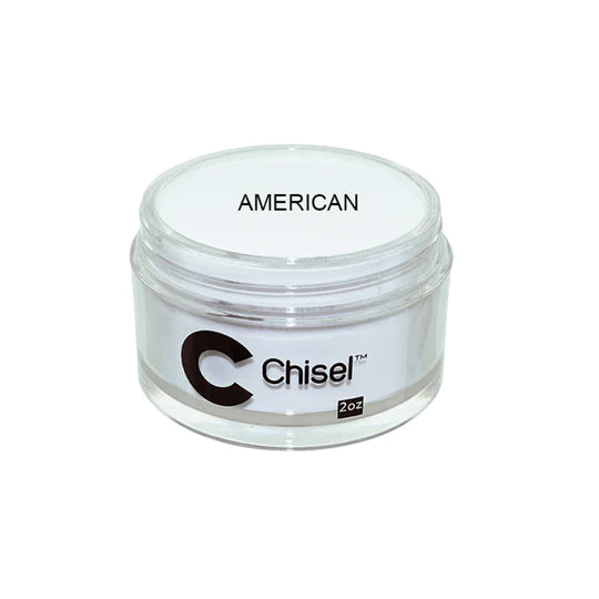 chisel american white, pink & white, white dip