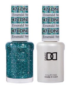 DND471 Emerald Stone #471 – A frozen winter icy blue glitter