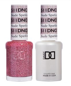 DND511 Nude Sparkle #511 – A brilliant and dreamy nude-toned pink with glitter