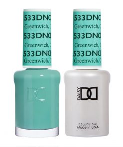 DND533 Greenwich #533 – A deep mint green with subtle hints of blue