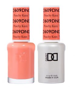 DND609 Peachy Keen #609 – A cool-toned peach with nude undertones